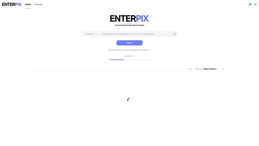 Enterpix Website screenshot