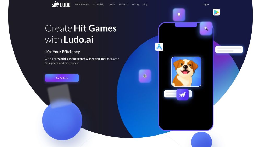 Ludo.ai Website screenshot