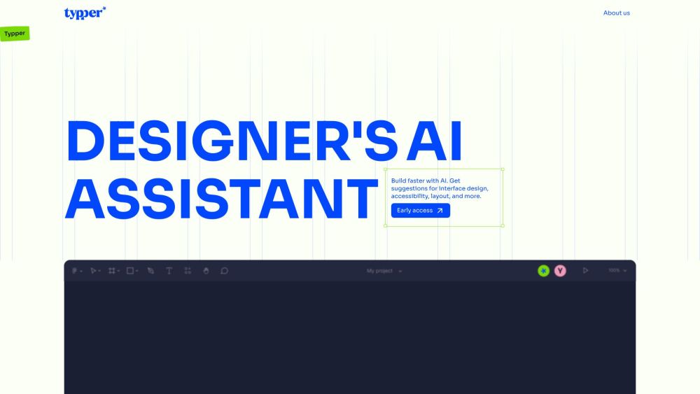 Typper - Designer's AI Assistant Website screenshot
