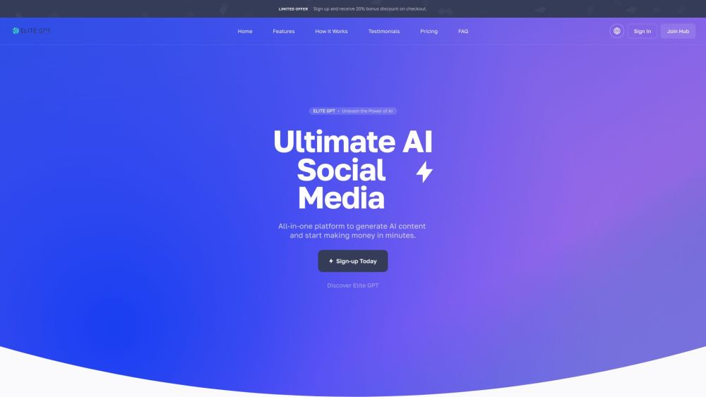 All-in-One AI Platform: Unleashing the Power of Artificial Intelligence Website screenshot