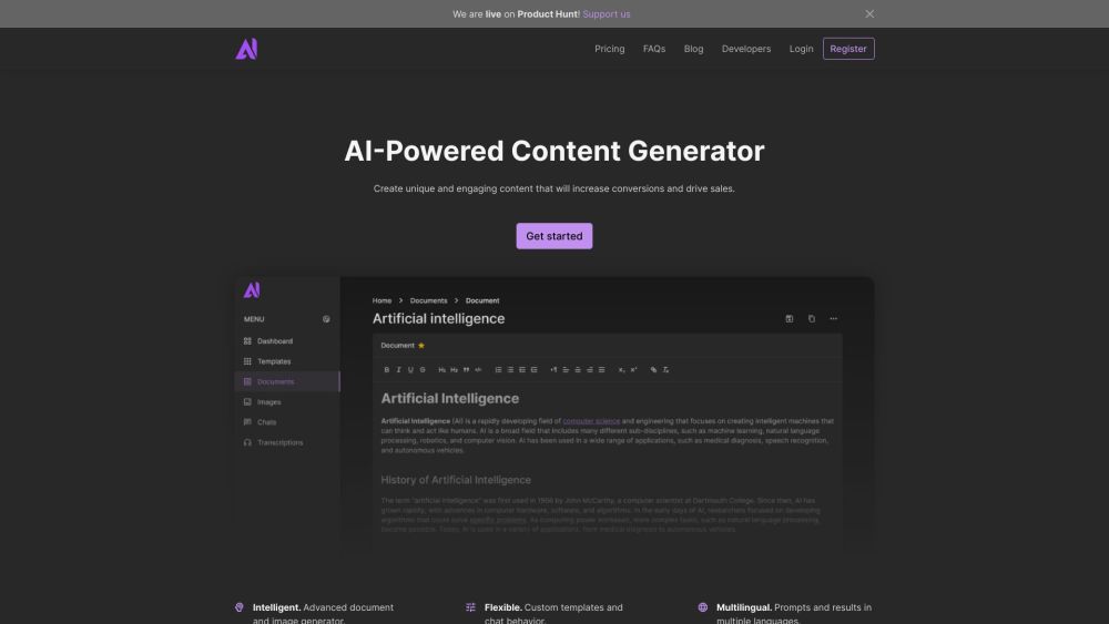 AI Writa - Free AI Writer - Text Generator & AI Copywriting Assistant