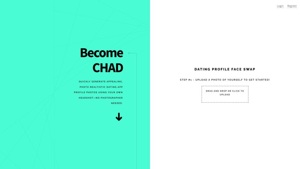 Becomechad.ai Website screenshot