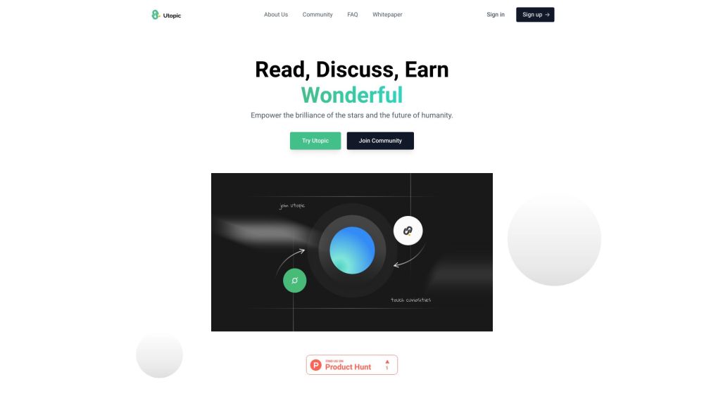 Utopic.ai Website-Screenshot