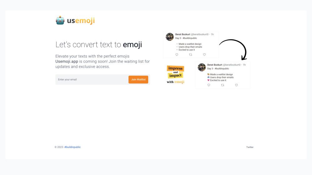 Usemoji.app Website screenshot