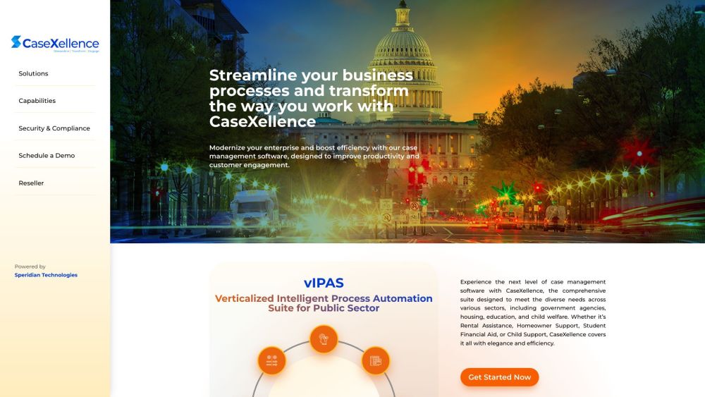 CaseXellence Website screenshot