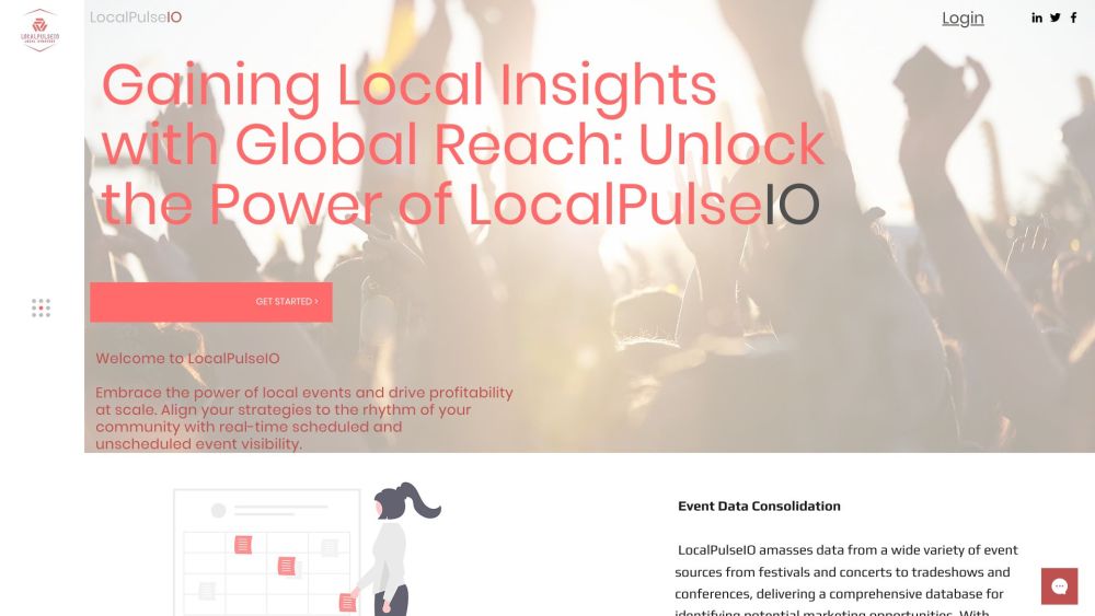 LocalPulseIO Website screenshot