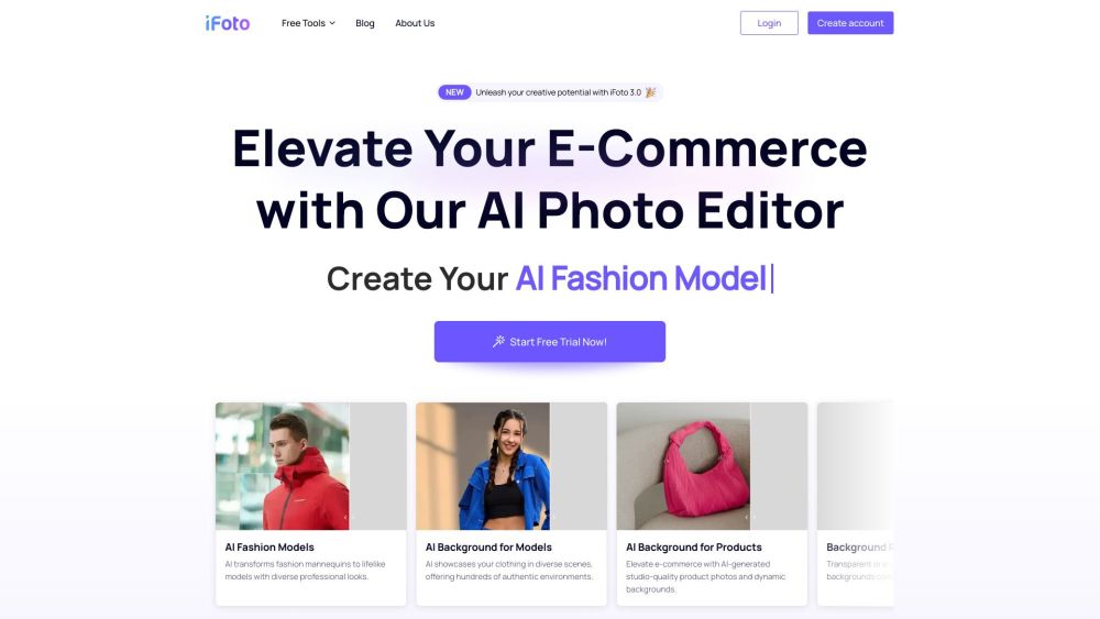 AI Photo Studio Website screenshot