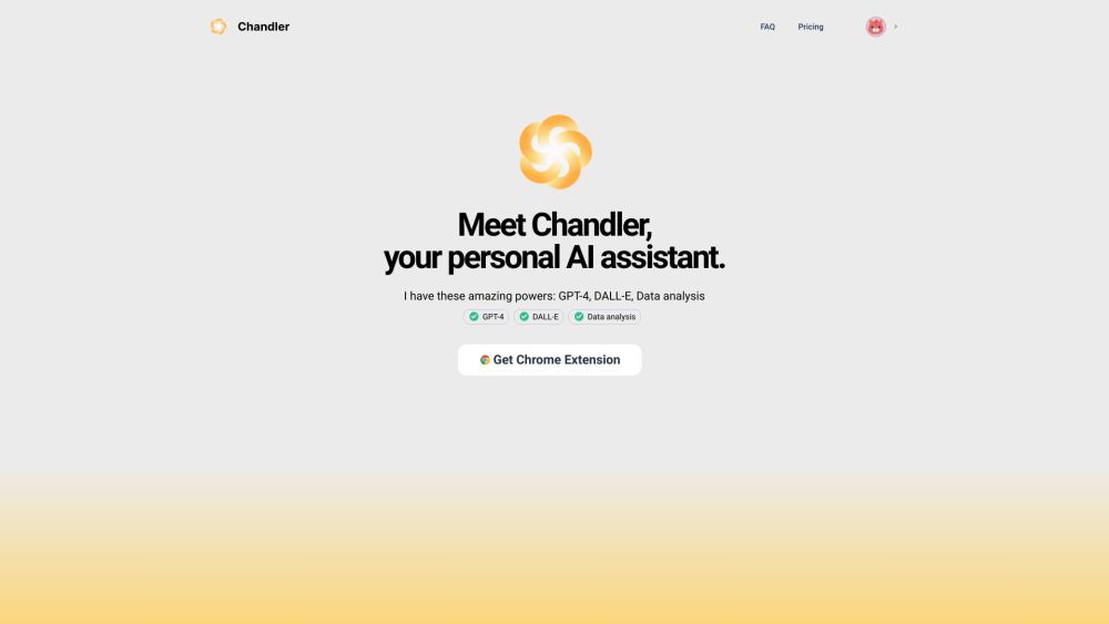 Chandler Website screenshot