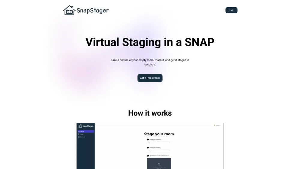 Virtual Staging in a Snap