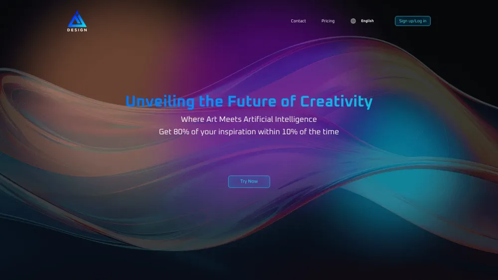 AI Designs Website screenshot