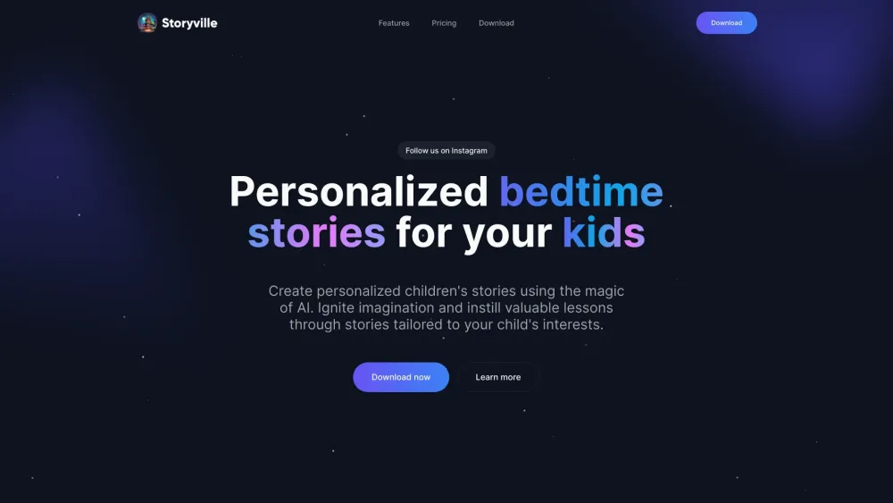 Storyville: Bedtime Stories with AI