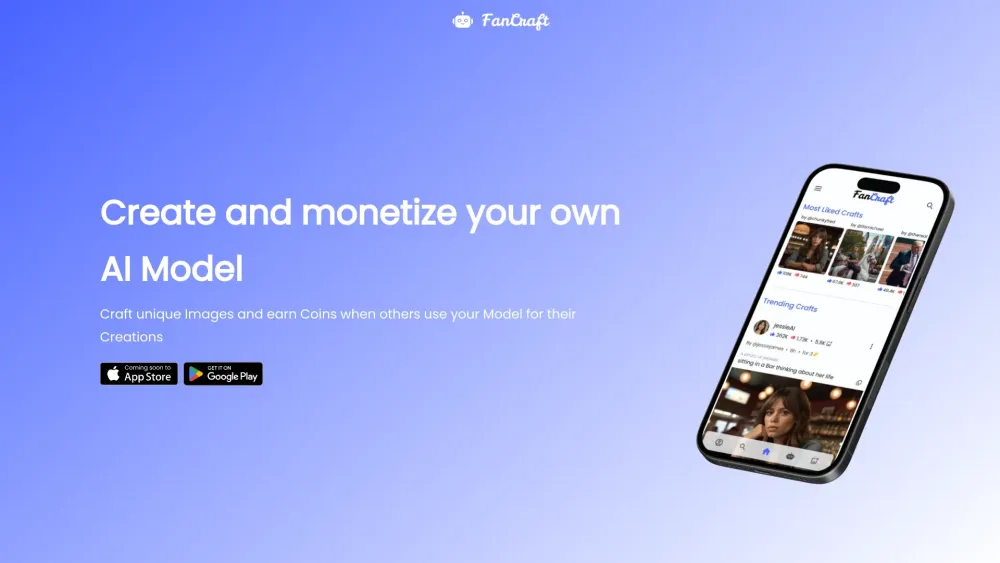 FanCraft Craft Monetize AI Models With Your Photos Tyy AI Tools FanCraft Craft Monetize AI Models With Your Photos Tyy AI Tools