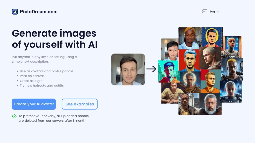 PictoDream.com - Generate Images of Yourself With AI