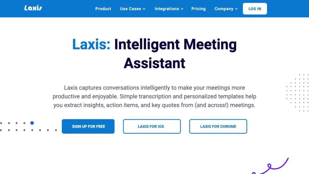 Laxis | AI Meeting Assistant for Revenue Teams