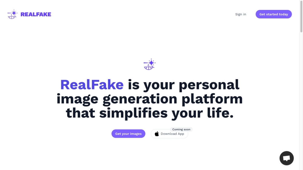 Real Fake Website screenshot