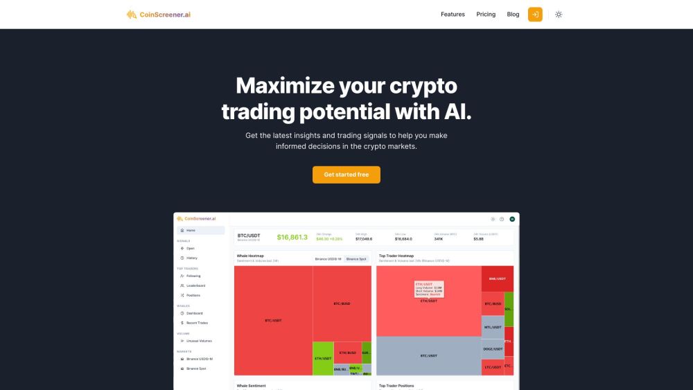 CoinScreener - AI crypto trading signals & insights