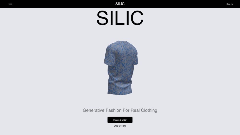 Silic AI Website screenshot