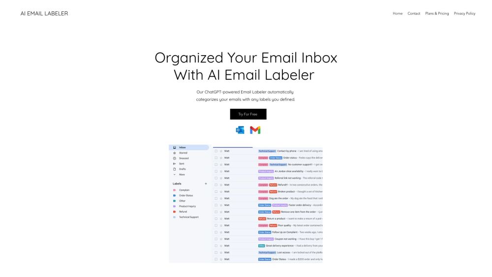 AI Email Labeler