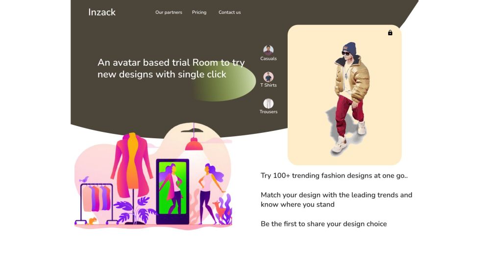 Inzack Platform Website screenshot