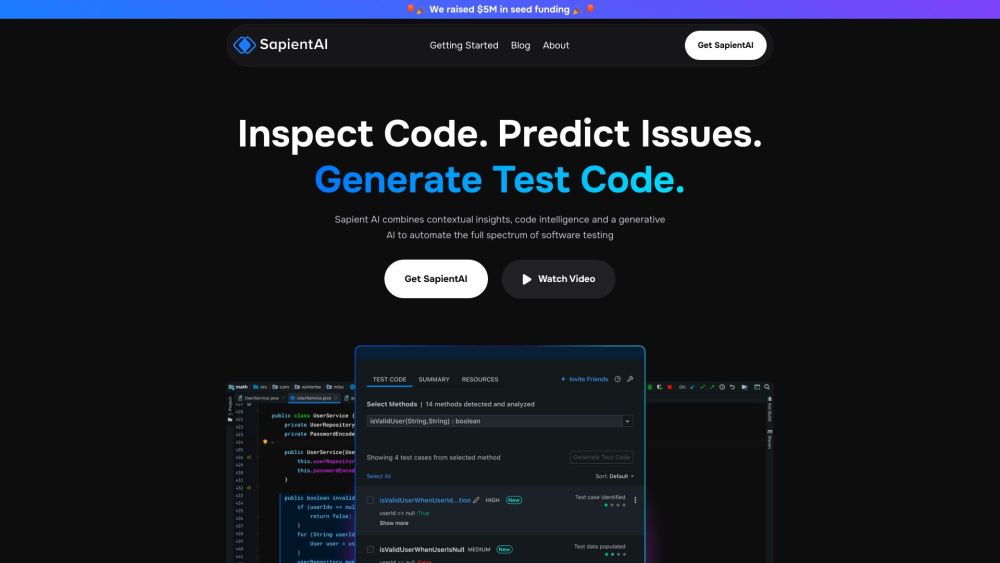 Sapient.ai Website-Screenshot