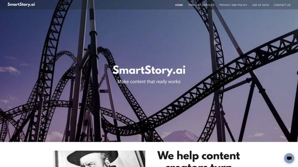 SmartStory.ai Website-Screenshot