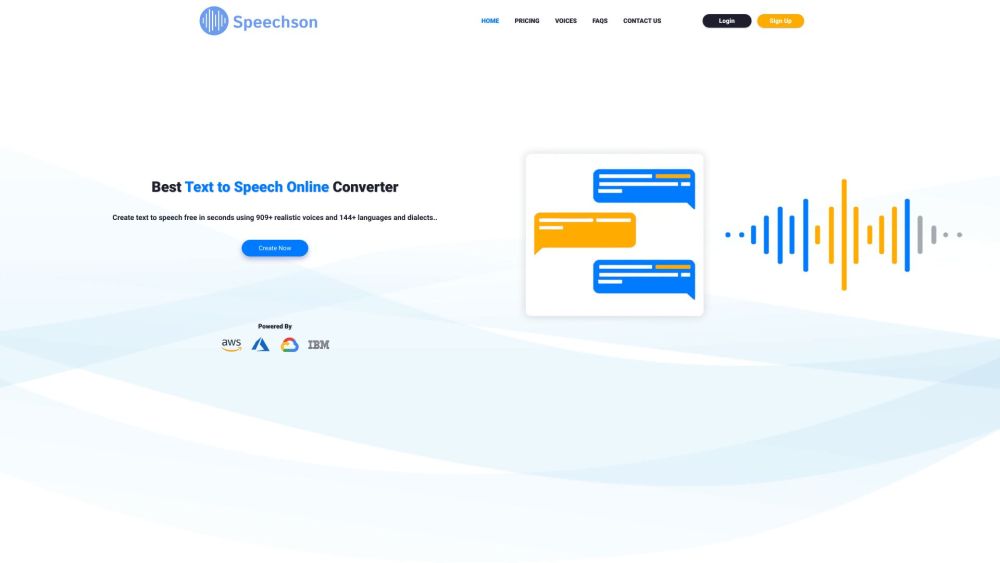 Speechson - Text To Sound TTS Online