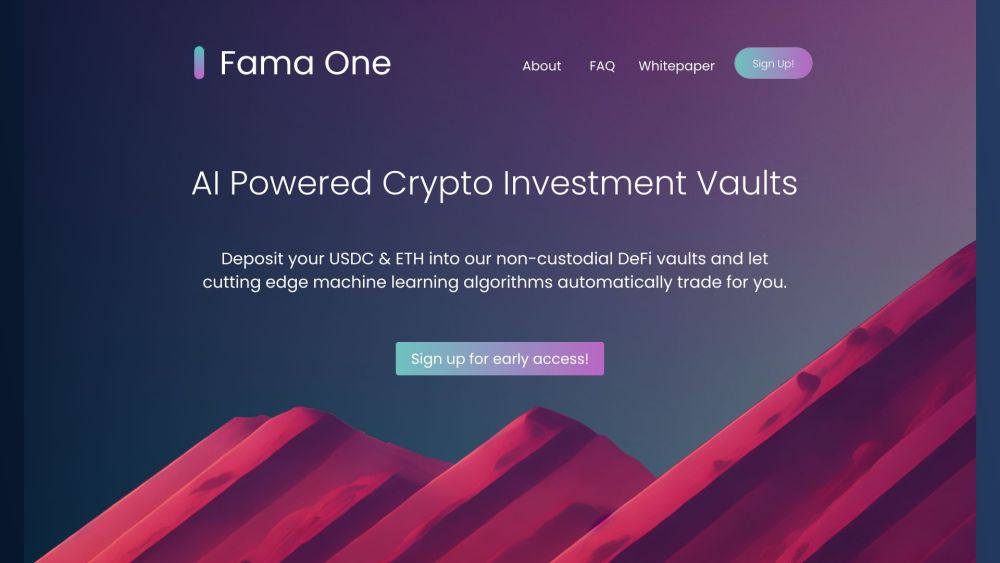 Fama.one Website-Screenshot