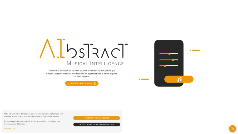 Musical Intelligence Website screenshot