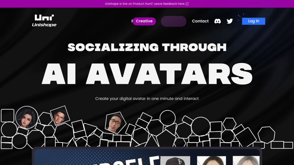 Avatarify Website screenshot