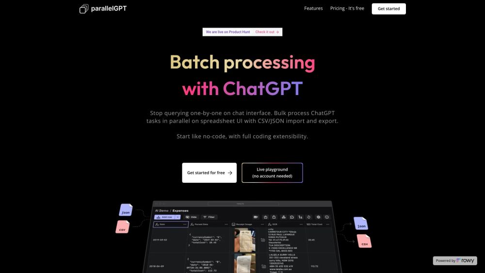 Batch / Bulk processing for ChatGPT AI