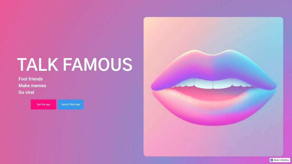 Talk Famous - AI Voice Generator