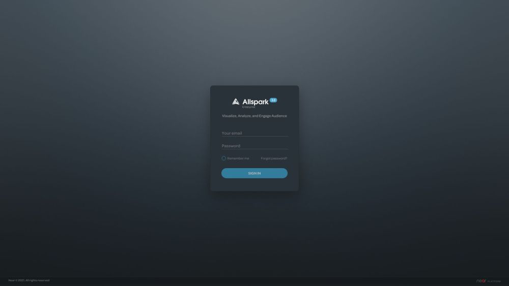 Allspark Website screenshot