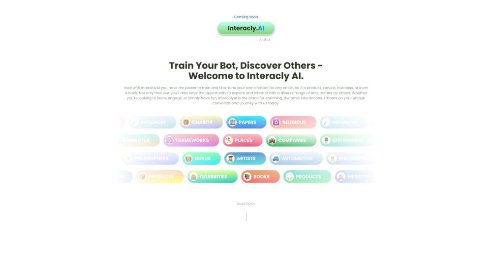 Interacly AI Website screenshot