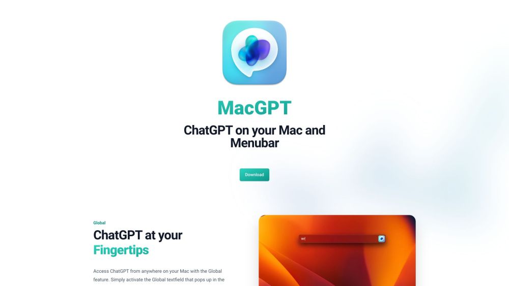 MacGPT - ChatGPT in your menubar