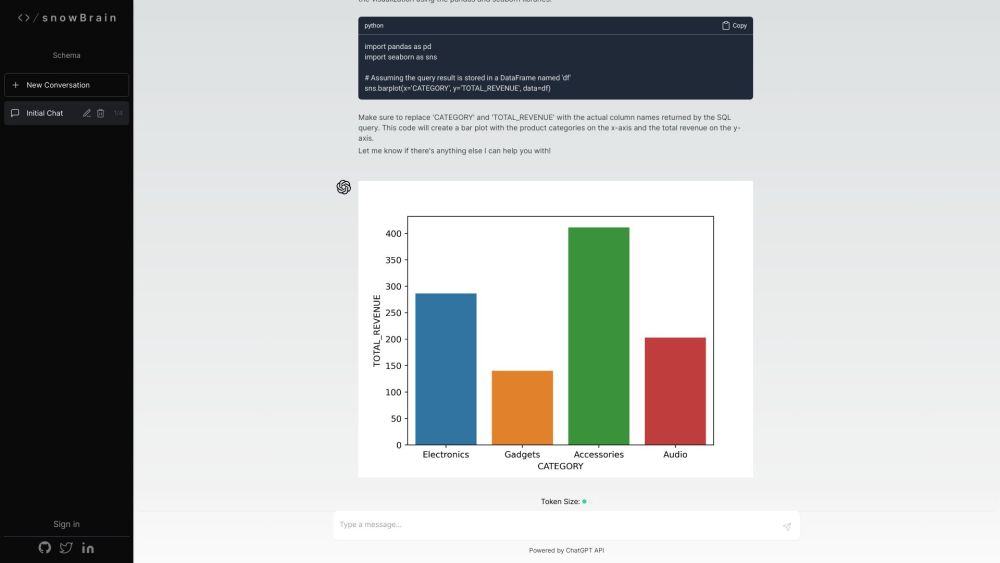 snowBrain Website screenshot