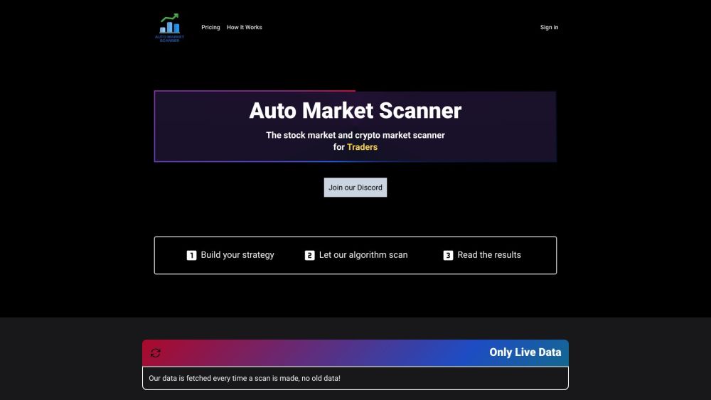 Auto Market Scanner