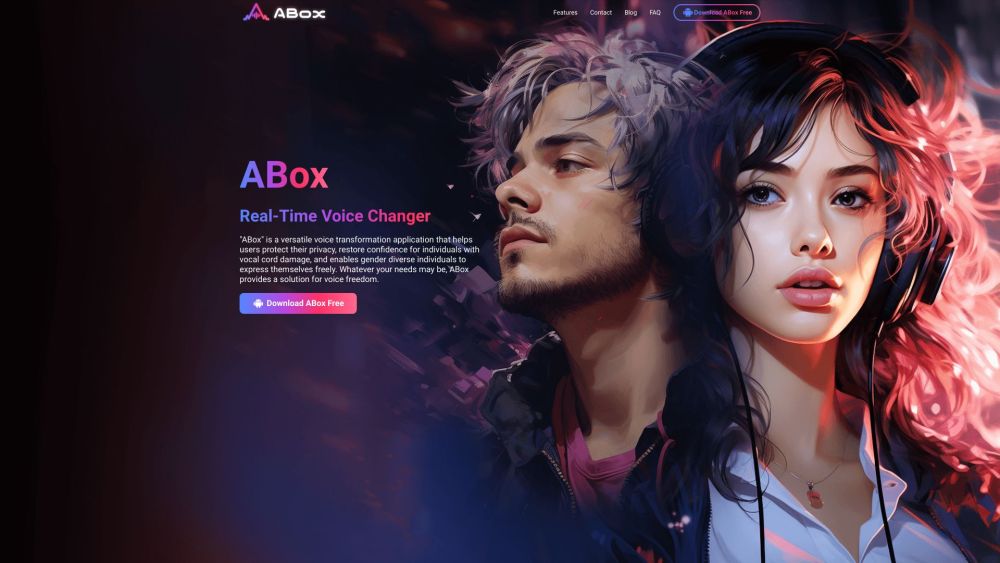 ABox Website screenshot