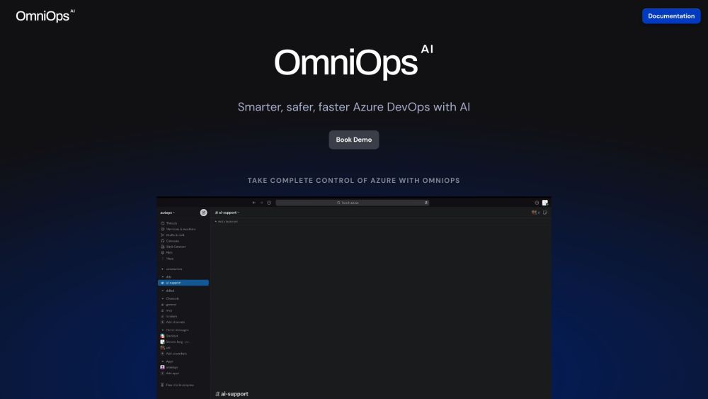 OmniOps Website screenshot