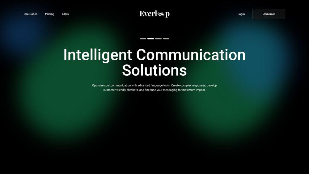 Everloop Website screenshot