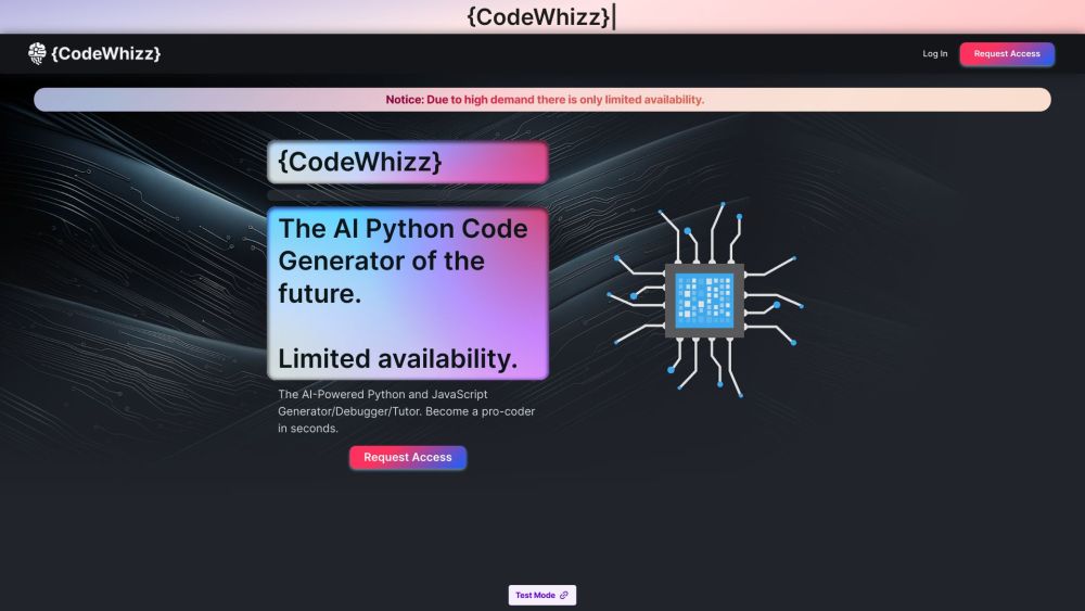 CodeWhizz Website screenshot