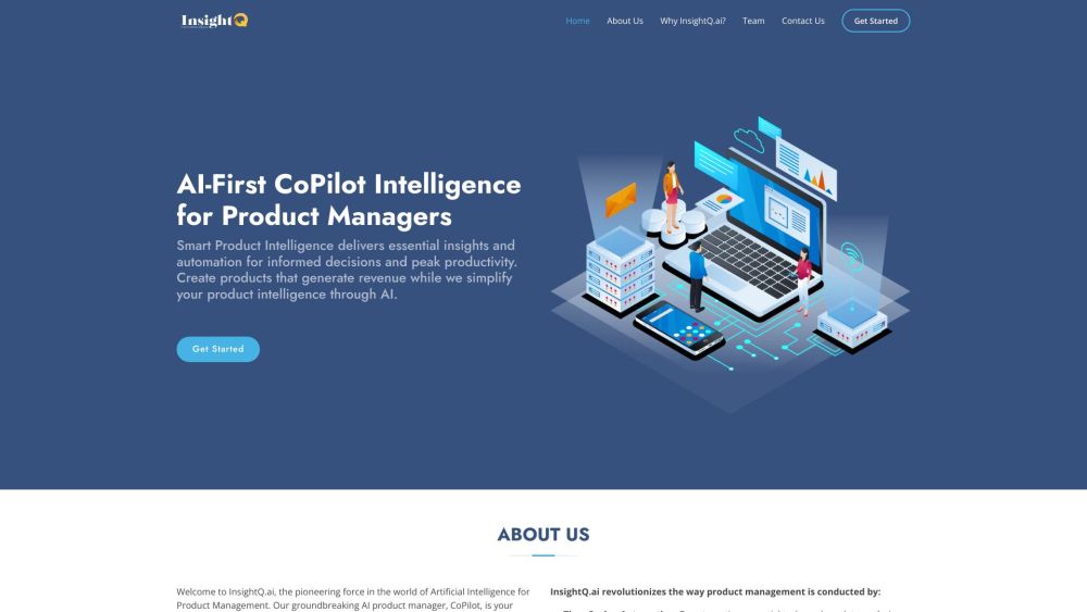 InsightQ.ai Website screenshot