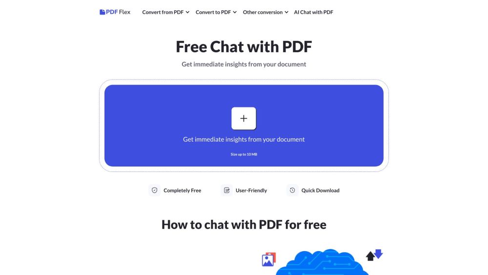 PDF Flex Website screenshot