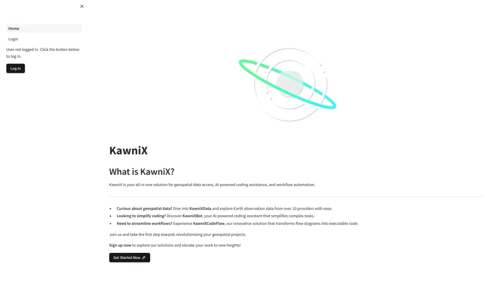 KawniX Website screenshot