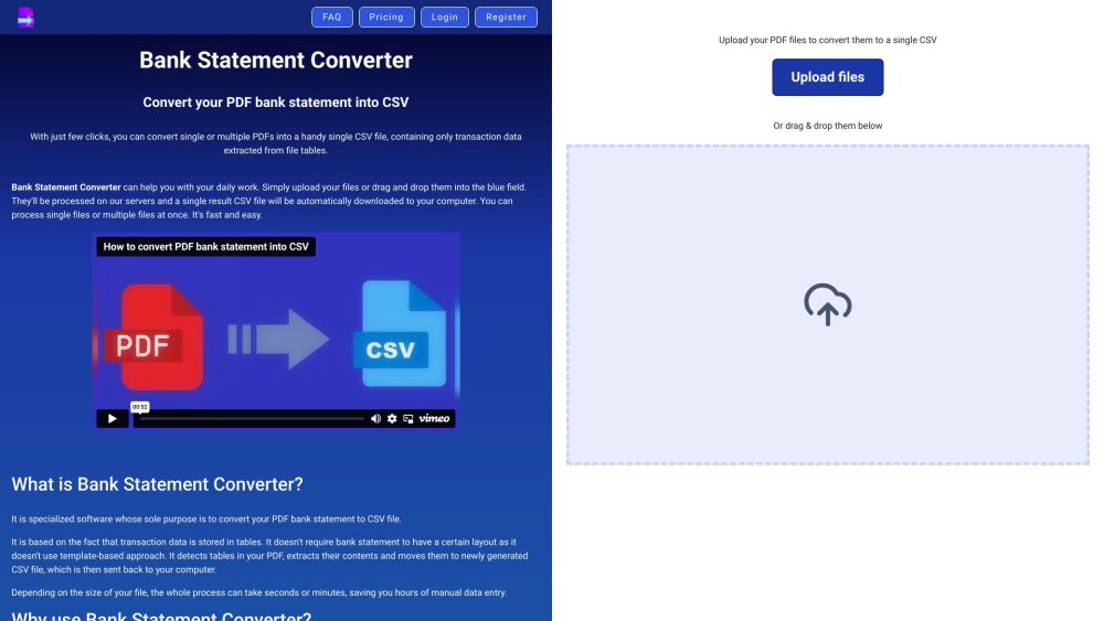 Bank Statement Converter