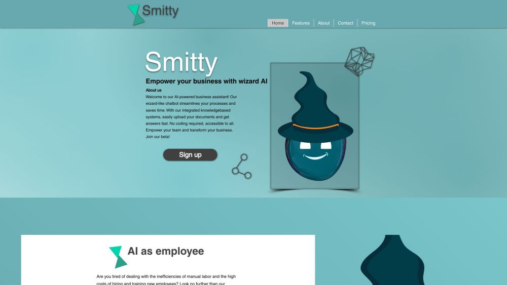 Smitty.ai Website-Screenshot