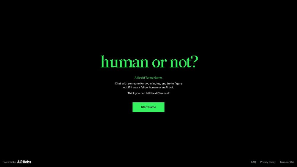 Human or Not? // A Social Turing Game