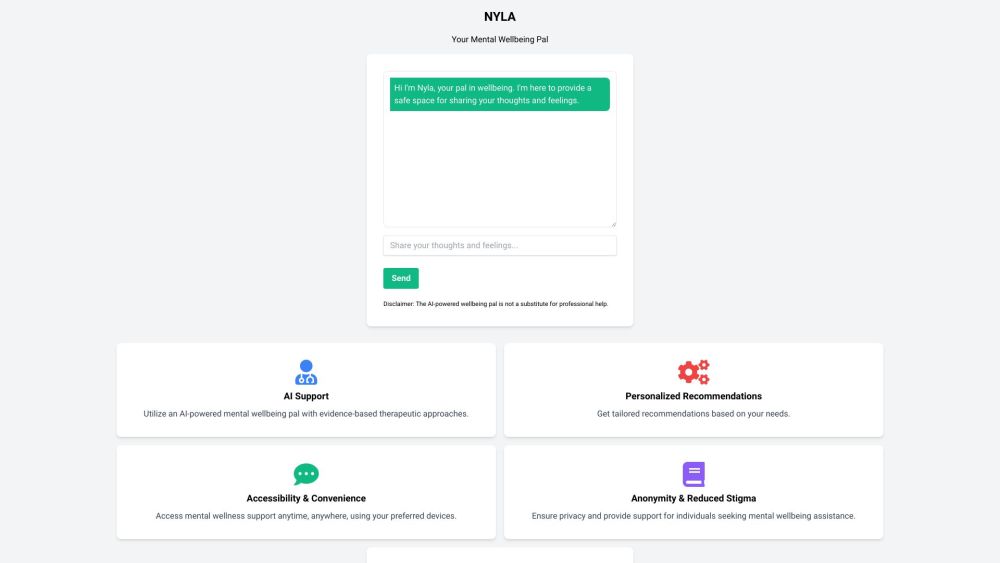 NYLA - Your AI Wellness Pal