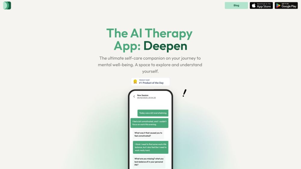 Deepen: AI Therapy & Counseling