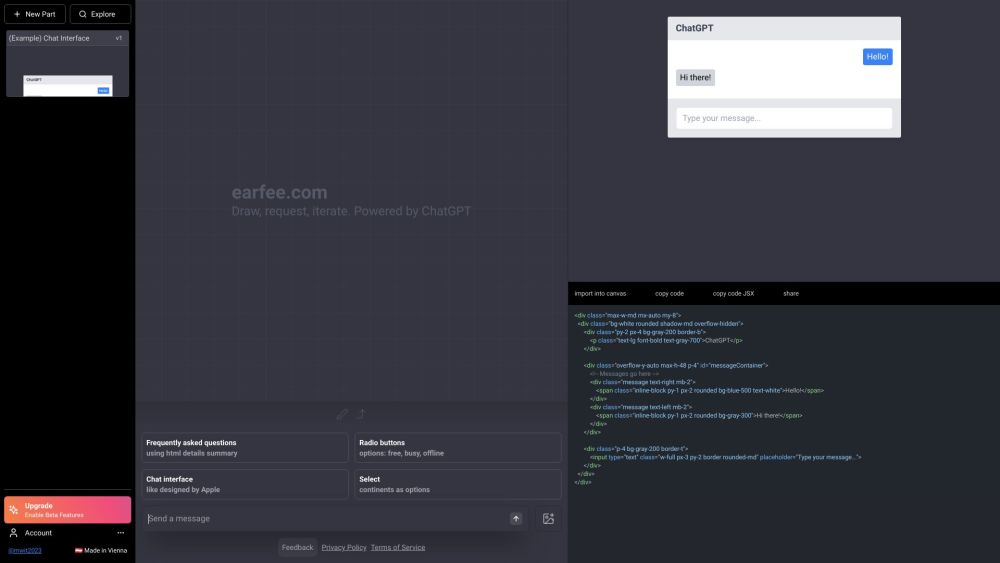 earfee Website-Screenshot