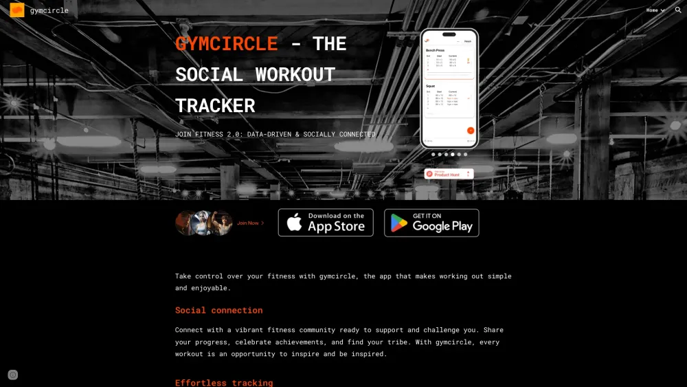 gymcircle Website screenshot